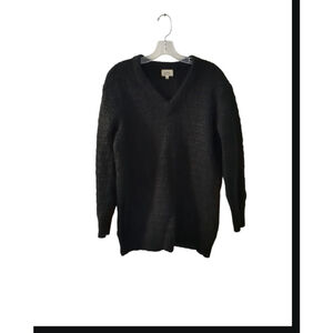 Wilfred Black V-Neck Sweater S wool blend
